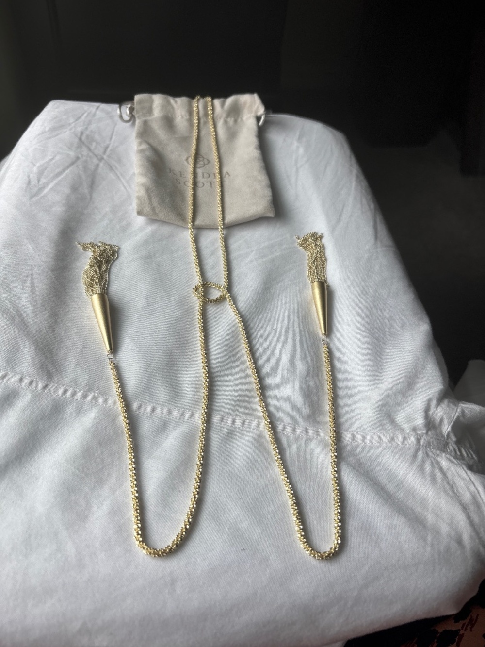 Kendra Scott Gold Bolo Necklace